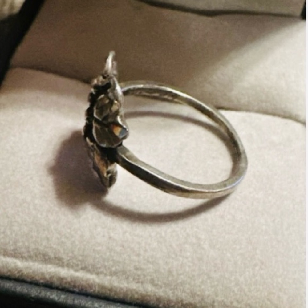 Sterling Black Hills Butterfly Ring - Picture 2 of 8